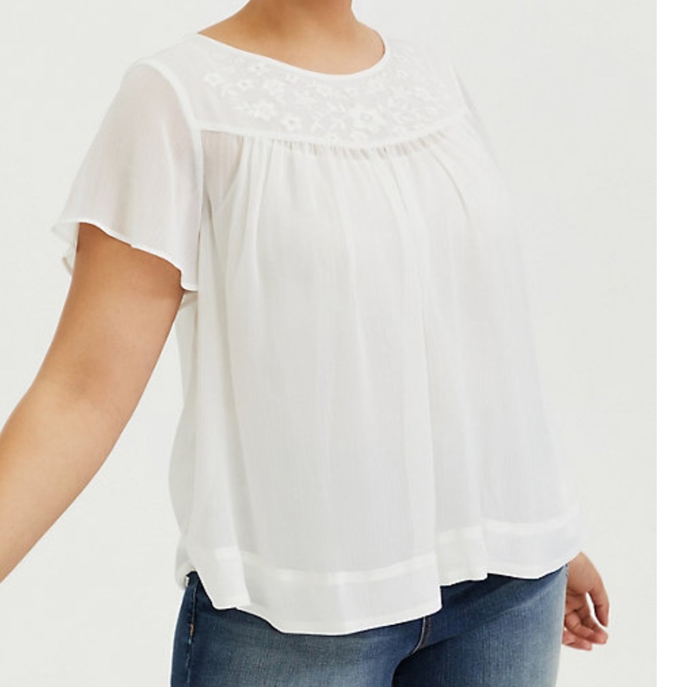Sheer blouse